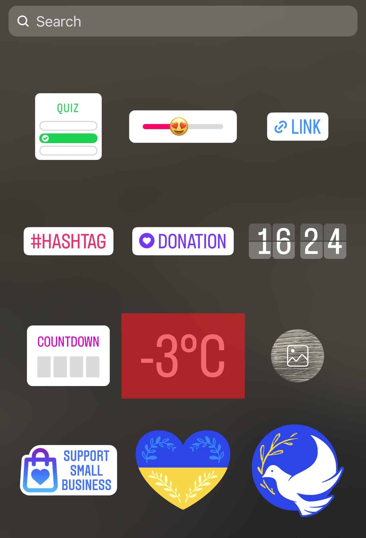 Temperature Sticker On Instagram Mobile App
