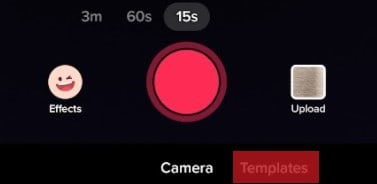 Template Button In Tiktok