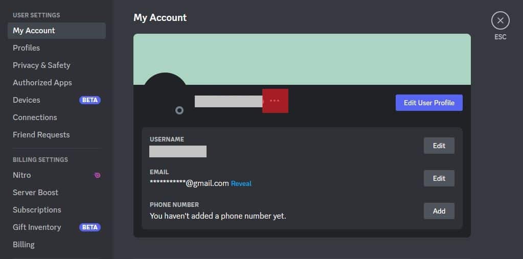 Three Dots On The Id Banner On Discord Web