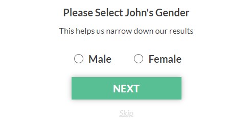 Truthfinder Gender Selection