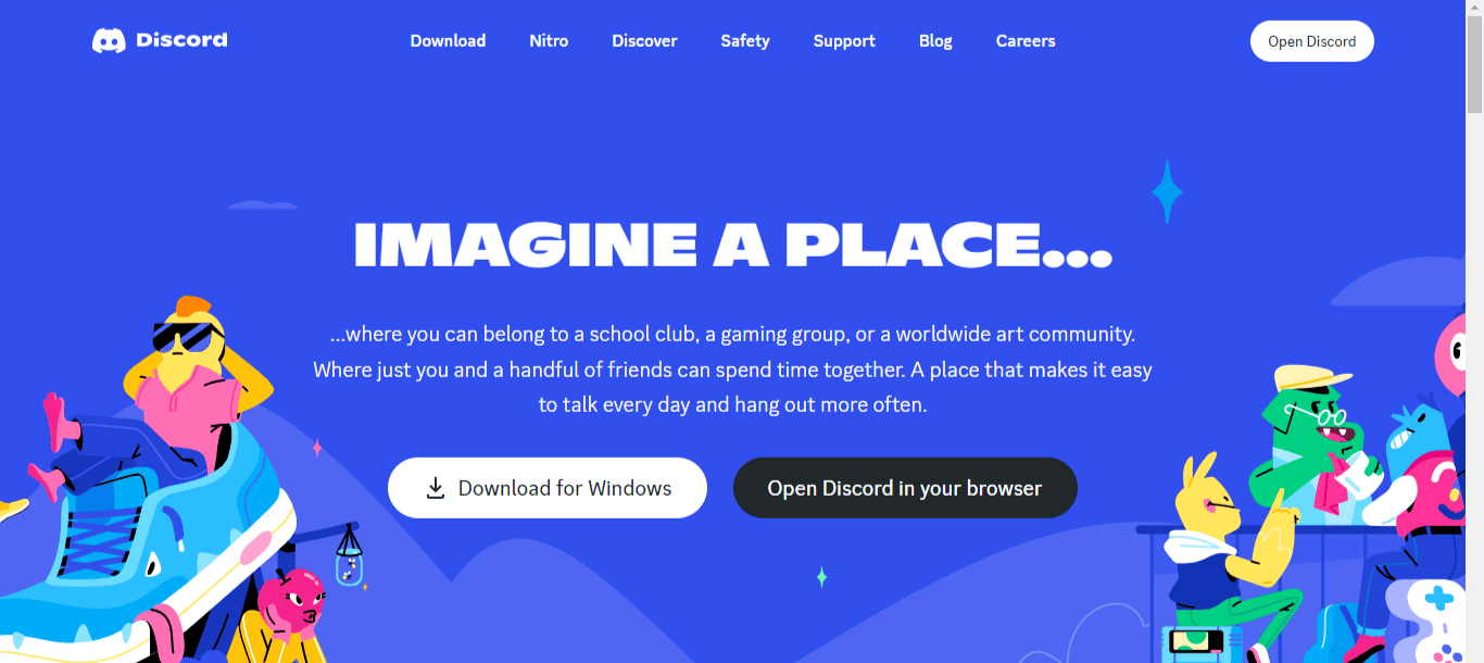 Visit The Discord Website