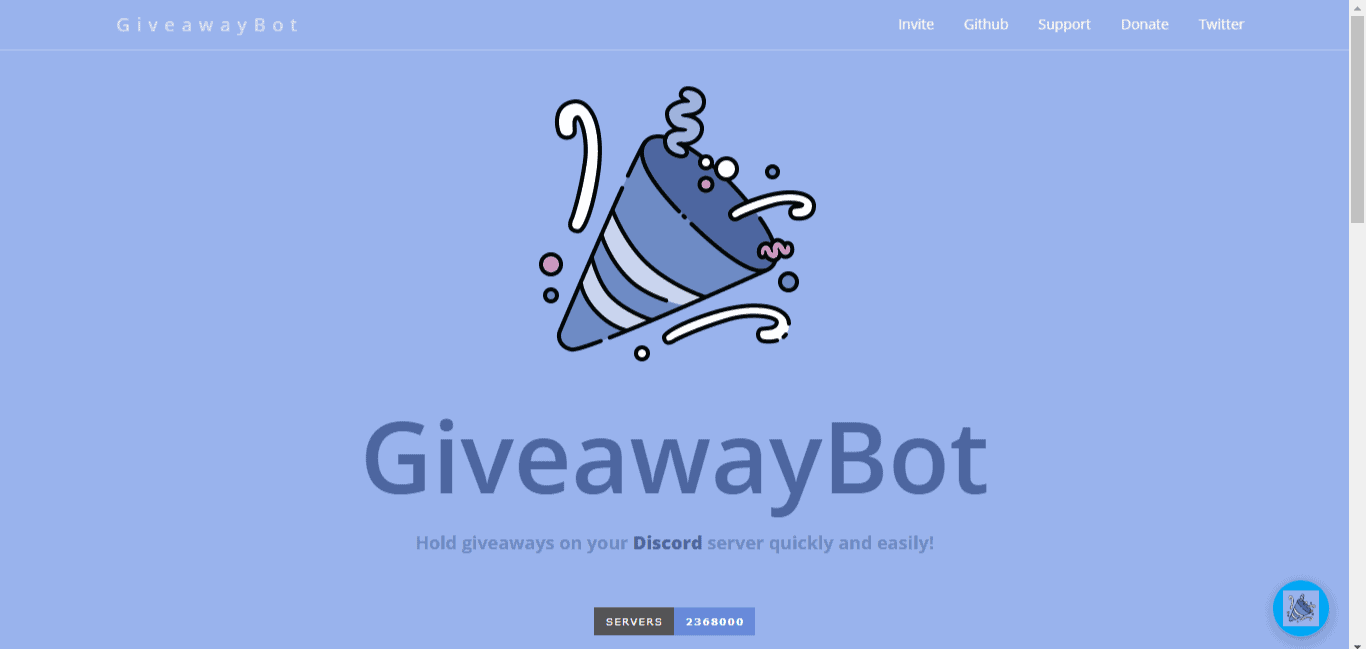Visit The Giveaway Bot On Your Browser