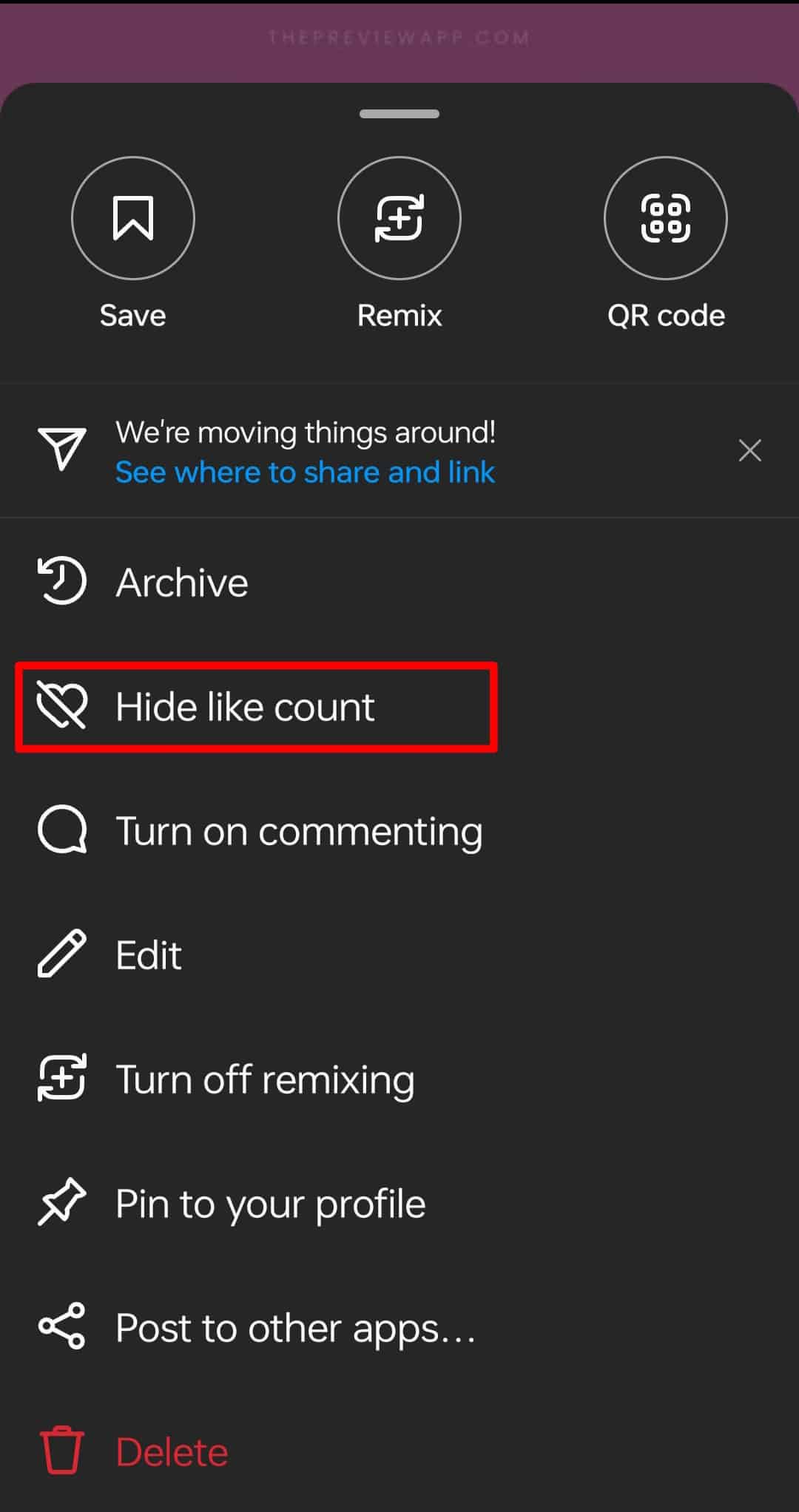 You Can Hide Like Count Instagram