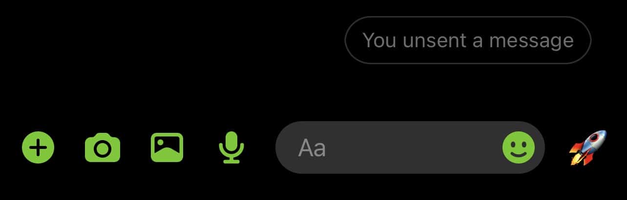 You Unsent A Message On Facebook Messenger Mobile App